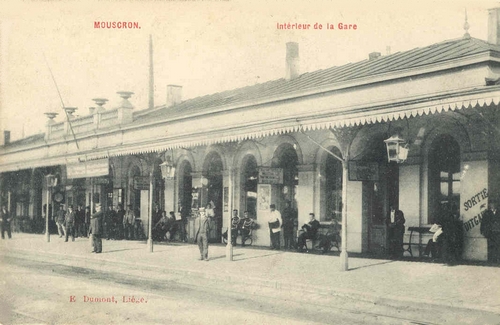 cfet sncb gare Mouscron chemin de fer en tournaisis