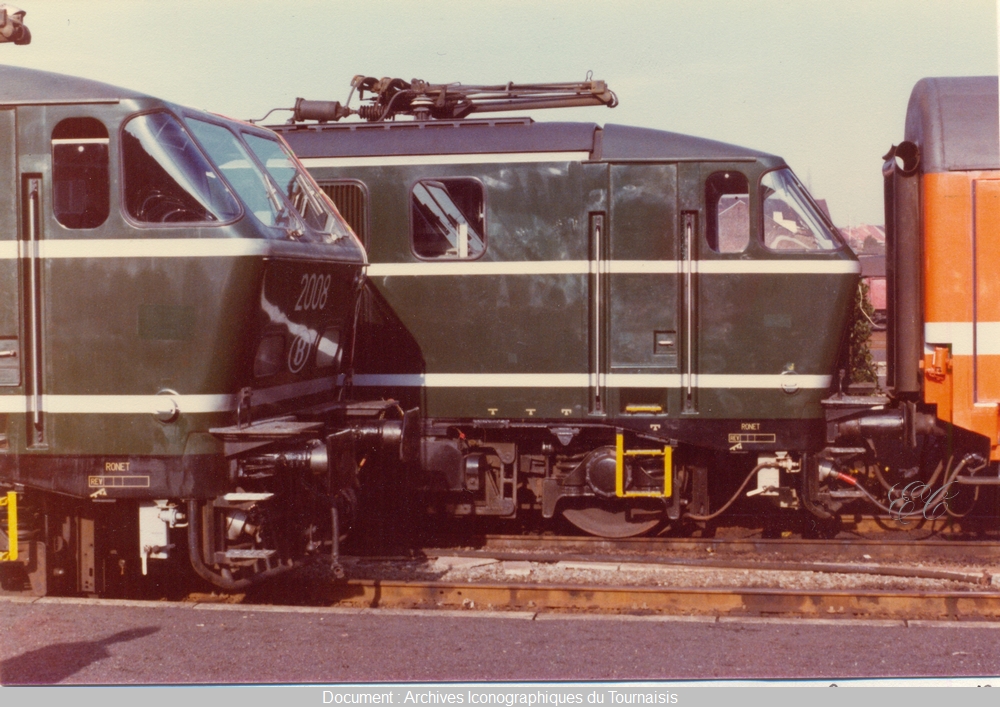 CFET sncb gare tournai train HLE20 expo 1980