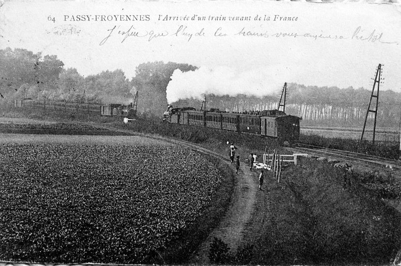 L'arret gare de Passy Froyennes