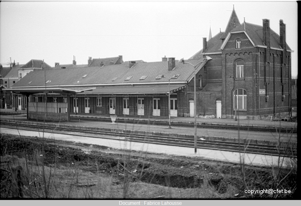 CFET sncb gare tournai train ancienne gare antoing