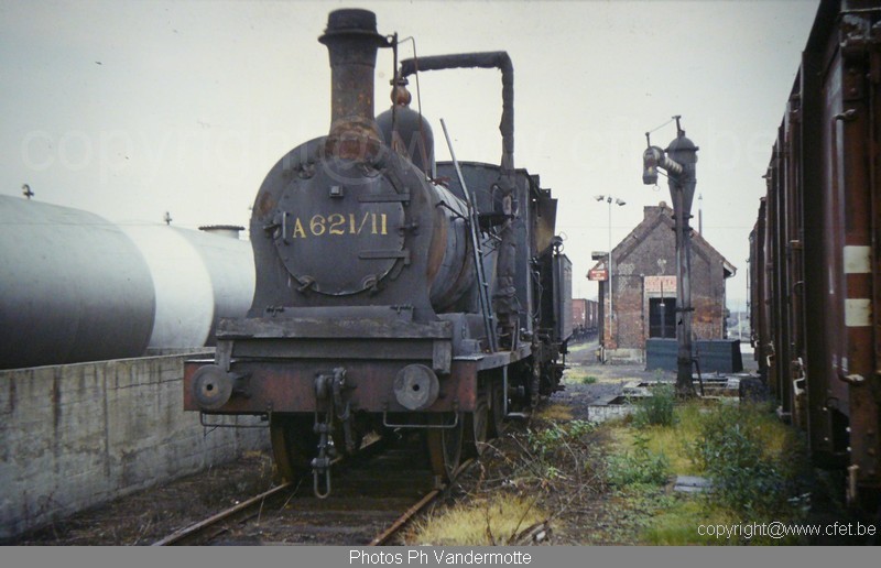 CFETgare depot tournai vapeur A621/11