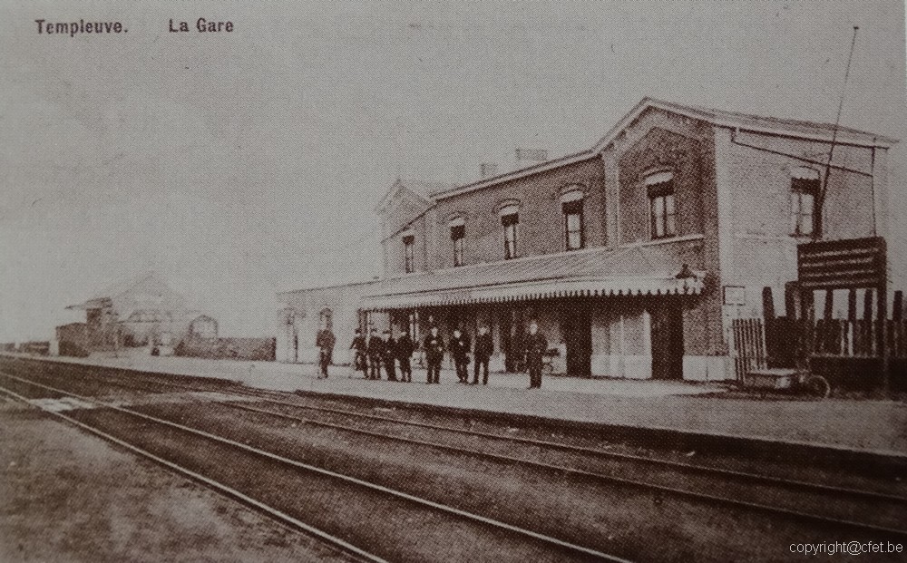 CFET sncb Gare de templeuve avant 1917