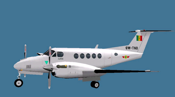6W-TNB Senegal Air Force flight simulateur