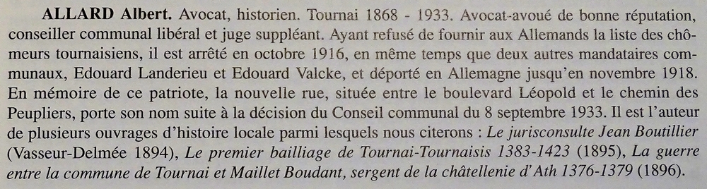 texte allard Tournai