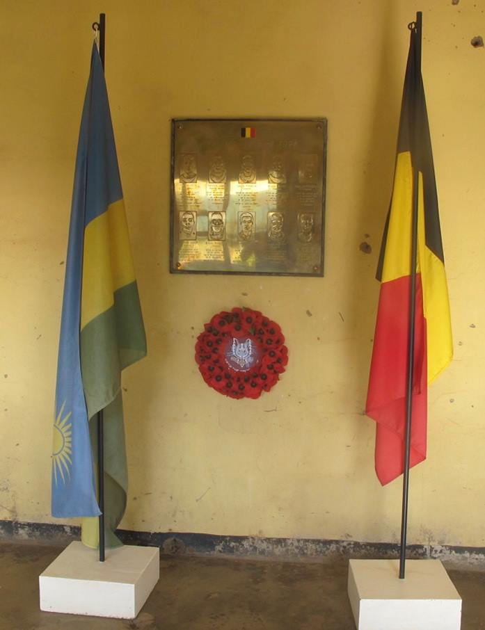 drapeaux des 10 paras belges souvenirs