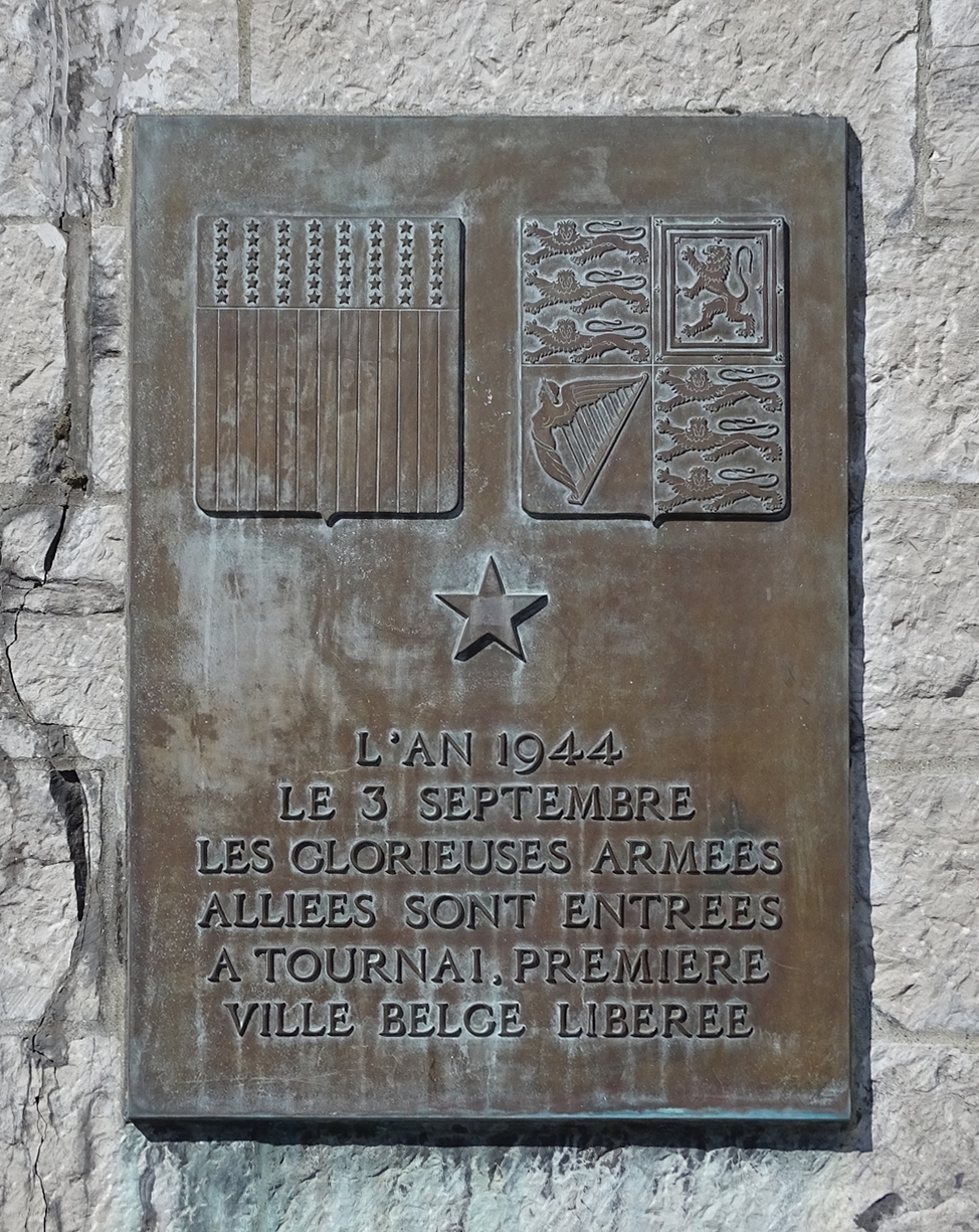 plaque befroi Tournai