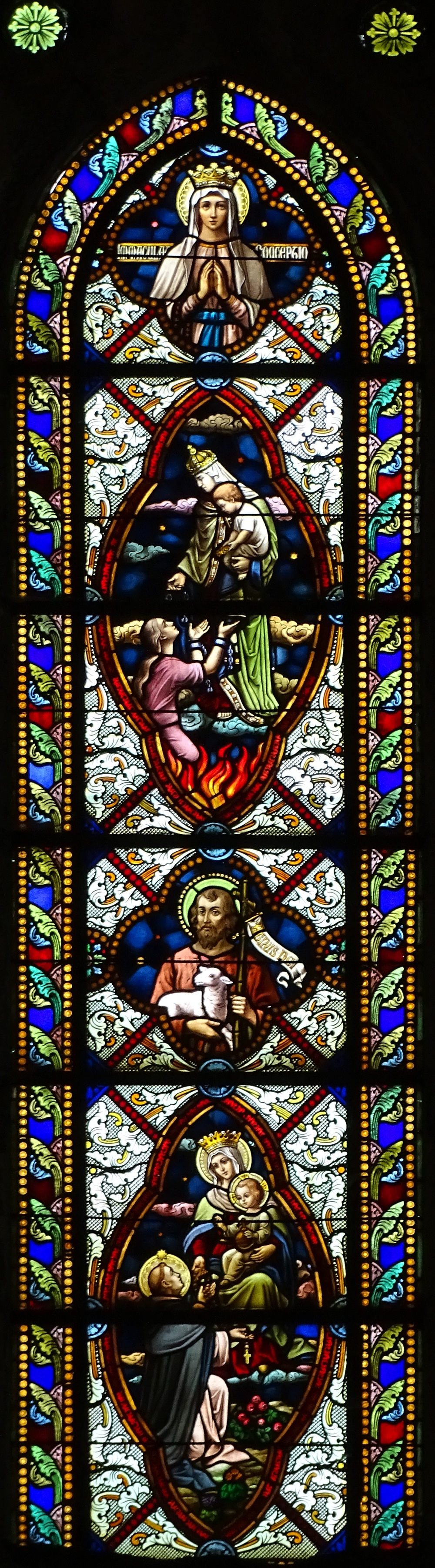 vitraux et décoration eglise saint maur
