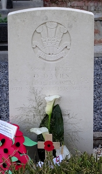 orcq parcelle militaire tombe davies