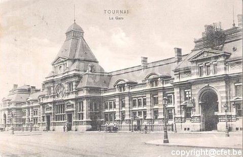 cfet gare de tournai 1910