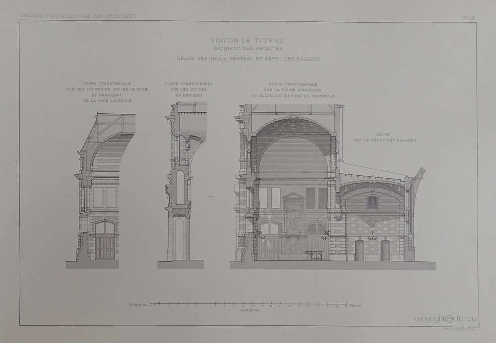 CFET sncb gare tournai plan 1879