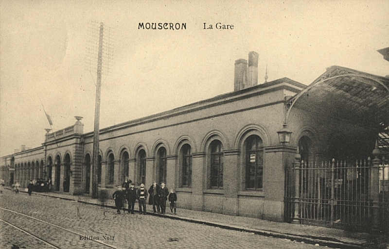 cfet sncb gare Mouscron chemin de fer en tournaisis